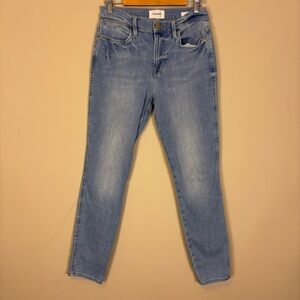 Frame Le High Skinny Ankle Light Blue Women's Jeans 28